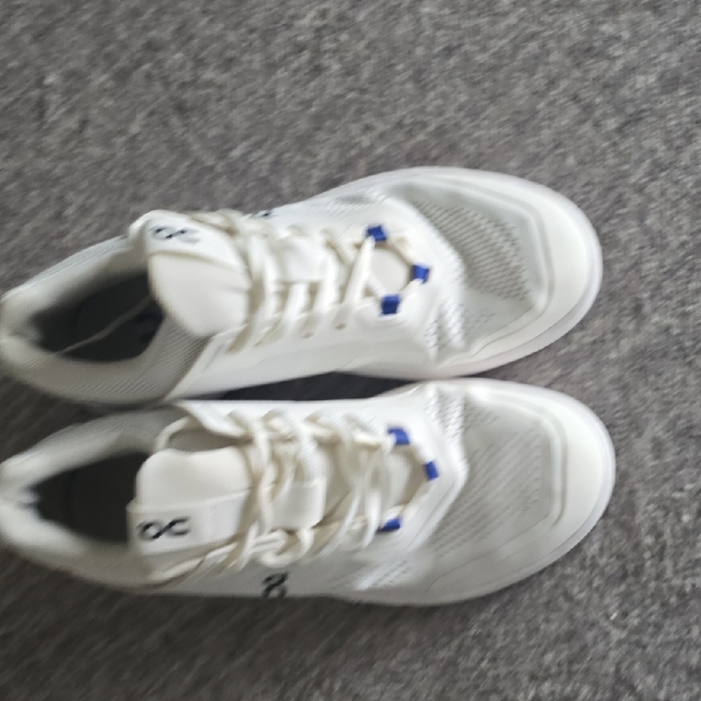 On Running Kids Shoes - White and Blue